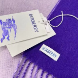 Burberry Embroidered War Horse Double Sided Wool Scarf Size: 30 x 168 CM