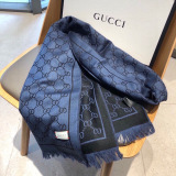 Gucci Couple Fashion GG Jacquard Cashmere Scarf Size: 45 x 190 CM