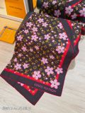 Louis Vuitton Elegant Double Sided Cashmere Shawl Square Towel Size: 140 x 140 CM