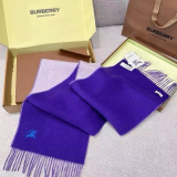 Burberry Embroidered War Horse Double Sided Wool Scarf Size: 30 x 168 CM