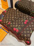Louis Vuitton Elegant Cherry Double Sided Cashmere Shawl Square Towel Size: 140 x 140 CM
