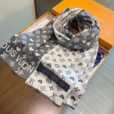 Louis Vuitton Couple Fashion Logo Jacquard Cashmere Scarf Size: 32 x 180 CM