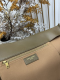 Yves Saint Laurent Retro Suede Handheld Shopping Bag Hobo Bag Size: 50 x 28 x 18 CM