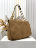 Yves Saint Laurent Retro Suede Flip Shoulder Bag Size: 43 x 29 x 9 CM