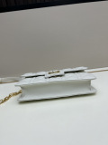 Dior Fashion Mini Lingge Sheepskin Chain Bag Crossbody Bag Size: 21 x 11.5 x 4.5 CM