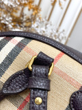 Burberry Classic Grid Mini Highlands Bowling Bag