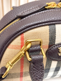Burberry Classic Grid Mini Highlands Bowling Bag