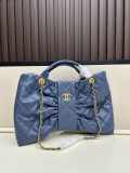 Chanel Classic Lingge Bow Sheepskin Handbag Size: 40x 27CM