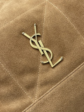 Yves Saint Laurent Retro Suede Drawstring Lucky Bag Bucket Bag Size: 35 x 35 x 10 CM