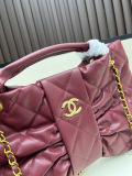Chanel Classic Lingge Bow Sheepskin Handbag Size: 40x 27CM