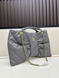 Chanel Classic Lingge Bow Sheepskin Handbag Size: 40x 27CM