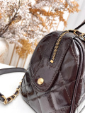 Chanel Classic Lingge Leather Bowling Bag Chain Bag Size: 31 x 16 x 8 CM