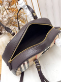 Burberry Classic Grid Mini Highlands Bowling Bag