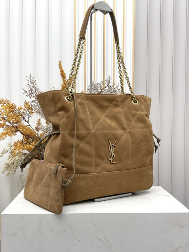 Yves Saint Laurent Retro Suede Drawstring Lucky Bag Bucket Bag Size: 35 x 35 x 10 CM