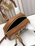 Burberry Classic Grid Mini Highlands Bowling Bag