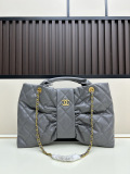 Chanel Classic Lingge Bow Sheepskin Handbag Size: 40x 27CM