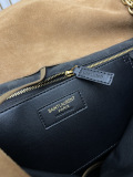 Yves Saint Laurent Retro Suede Flip Shoulder Bag Size: 43 x 29 x 9 CM