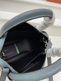 Prada New Classic Lychee Pattern Leather Cross Bag Handbag Size: 23 x 21 x 10 CM