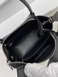 Prada New Classic Lychee Pattern Leather Cross Bag Handbag Size: 23 x 21 x 10 CM