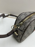 Gucci Classic GG Canvas Red Green Ribbon Crossbody Bag Size: 21 x 12.5 x 5 CM