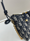 Dior New Classic Diamond Grid Mahjong Bag Chain Strap Crossbody Bag Size: 22 x 16 x 7 CM