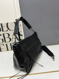 Balenciaga Fashion Cool Motorcycle Bag Underarm Bag Size: 39 x 26 x 16 CM