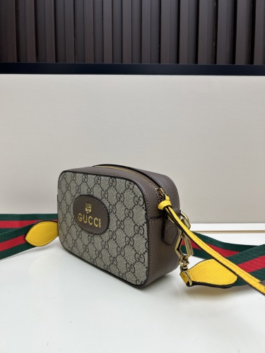 Gucci New Classic GG Canvas Crossbody Bag Size: 24 x 15 x 7.5 CM