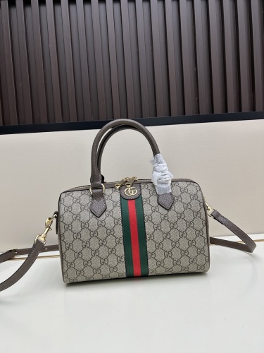 Gucci Classic GG Canvas Handbag Crossbody Bag Size: 26.5 x 17.5 x 14 CM