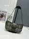 Burberry New Classic Checkered Crossbody Bag Size: 26 x 6 x 12 CM