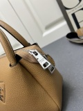 Prada New Classic Lychee Pattern Leather Cross Bag Handbag Size: 23 x 21 x 10 CM