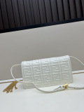 Fendi New Classic FF Flip Shoulder Bag Chain Crossbody Bag Size: 21 x 5 x 11.5 CM