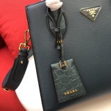 Prada New Classic Logo Leather Cross Bag Handbag Size: 30 x 24 x 15 CM