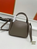 Prada New Classic Lychee Pattern Leather Cross Bag Handbag Size: 23 x 21 x 10 CM