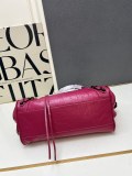 Balenciaga Fashion Cool Motorcycle Bag Underarm Bag Size: 39.8 x 17.7 x 14.9 CM