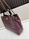 Chanel Fashion Color Contrast Splicing Chain Shoulder Bag Diagonal Span Bag Size: 36 x 24 x 12 CM
