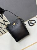 Balenciaga Fashion Cool Handsome Black Warrior Bag Underarm Bag