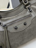 Balenciaga Fashion Cool Motorcycle Bag Underarm Bag Size: 39.8 x 17.7 x 14.9 CM
