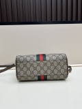 Gucci Classic Mini GG Canvas Handbag Crossbody Bag Size: 14 x 21.5 x 11.5 CM