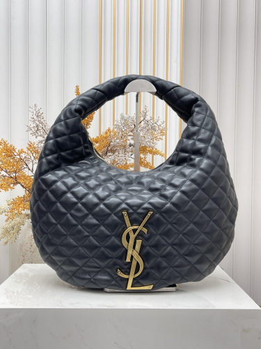 Yves Saint Laurent Retro Matte Sheepskin Handbag Dumpling Bun Size: 47 x 35 x 15 CM