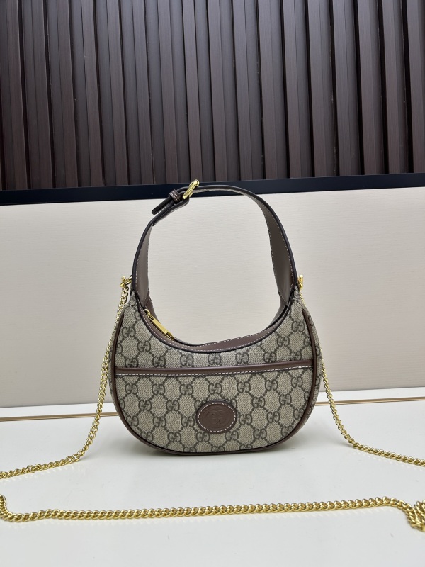 Gucci Classic GG Mini Underarm Bag Crossbody Bag Size: 22 x 12.5 x 5 CM