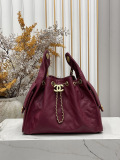 Chanel New Fashion CC Leather Stray Bag Diagonal Cross Bag Size: 26 x 30 CM
