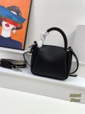 Prada New Classic Lychee Pattern Leather Cross Bag Handbag Size: 23 x 21 x 10 CM