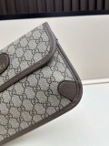 Gucci Classic GG Flip Shoulder Bag Crossbody Bag Size: 25 x 17 CM