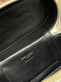 Yves Saint Laurent Fashion Sheepskin Dressing Bag Diagonal Cross Bag Size: 18 x 11 x 6.5 CM