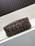 Yves Saint Laurent New Fashion Leopard Pattern Old Money Style Underarm Bag Size: 30 x 28 x 10 CM