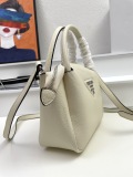 Prada New Classic Lychee Pattern Leather Cross Bag Handbag Size: 23 x 21 x 10 CM