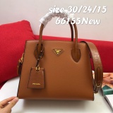 Prada New Classic Logo Leather Cross Bag Handbag Size: 30 x 24 x 15 CM