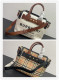 Burberry New Classic Rivet Tote Bag Diagonal Cross Bag Tote Bag Size: 36 x 15.5 x 23 CM