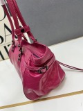Balenciaga Fashion Cool Motorcycle Bag Underarm Bag Size: 39.8 x 17.7 x 14.9 CM