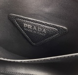 Prada New Classic Lychee Pattern Leather Cross Bag Handbag Size: 23 x 21 x 10 CM